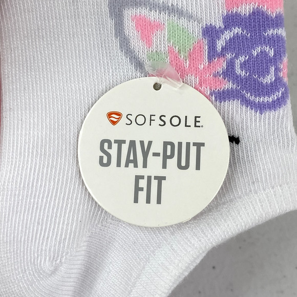 Sof Sole Unicorn 6Pk No Show Socks Small - Picture 5 of 5